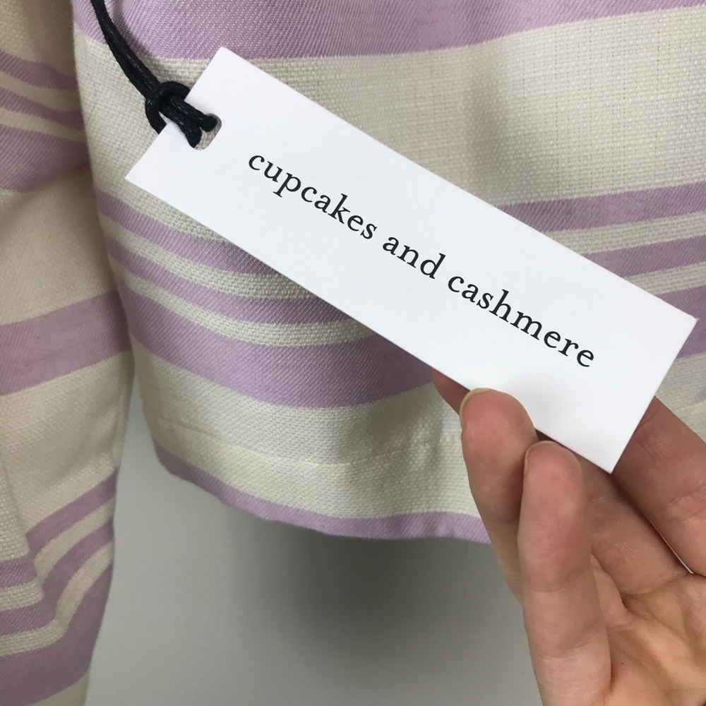 cupcakes & cashmere | Lavender & Cream Blazer - Picture 7 of 7